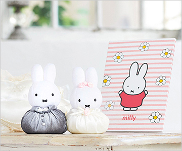 ミッフィー ウェディングマスコット+ミッフィー電報 ミッフィーのお花